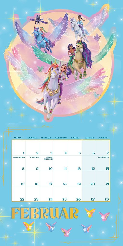 Weitere Ansicht: Unicorn Academy: Wandkalender 2027 | Panini