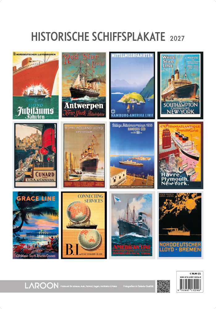 Weitere Ansicht: Historische Schiffsplakate 2027