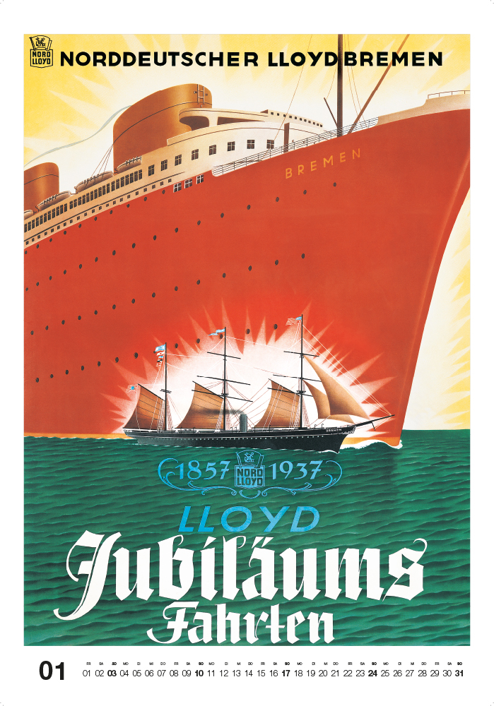Weitere Ansicht: Historische Schiffsplakate 2027
