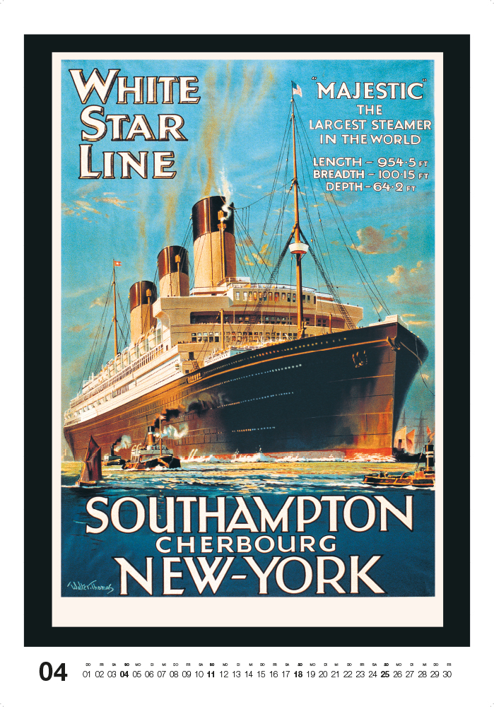 Weitere Ansicht: Historische Schiffsplakate 2027