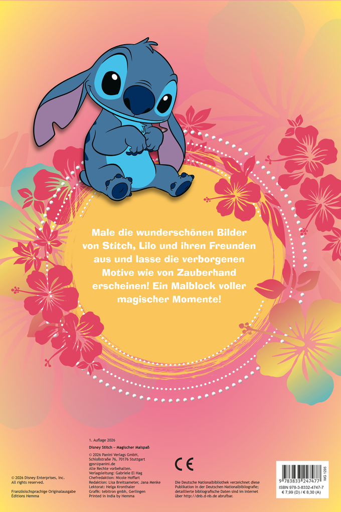 Weitere Ansicht: Disney Stitch: Magischer Malspaß - Entdecke verborgene Motive! | Disney, Panini