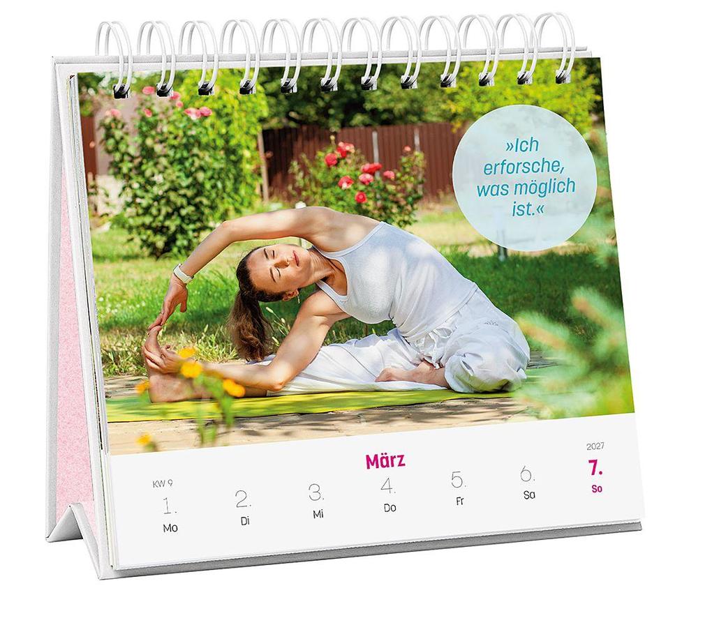 Weitere Ansicht: Wochenkalender 2027: Yoga - Zeit für mich | Tamara Fromme
