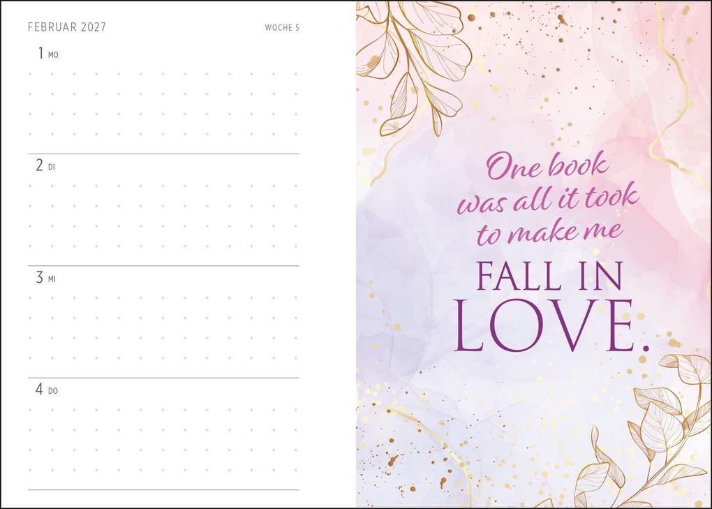 Weitere Ansicht: Buchkalender 2027: In my Romance Era