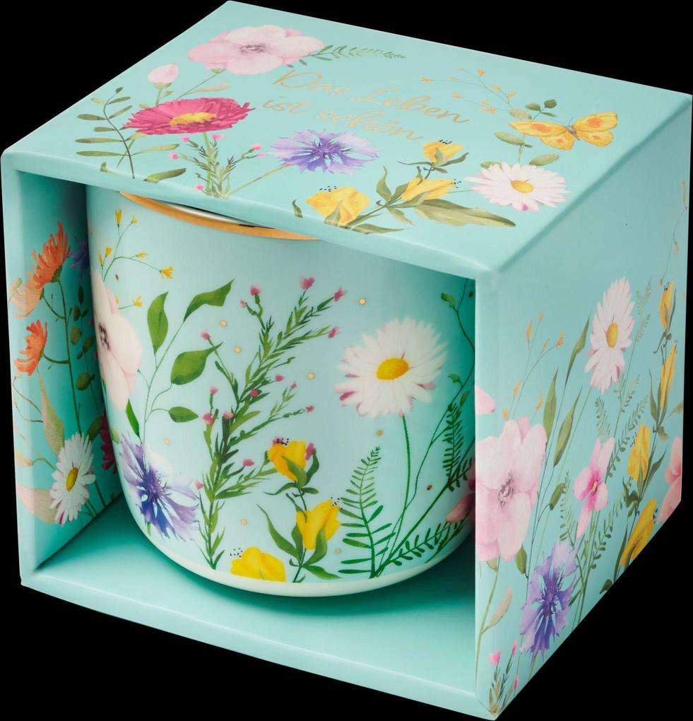 Weitere Ansicht: Blütenträume Kaffeebecher "Das Leben ist schön", 350 ml