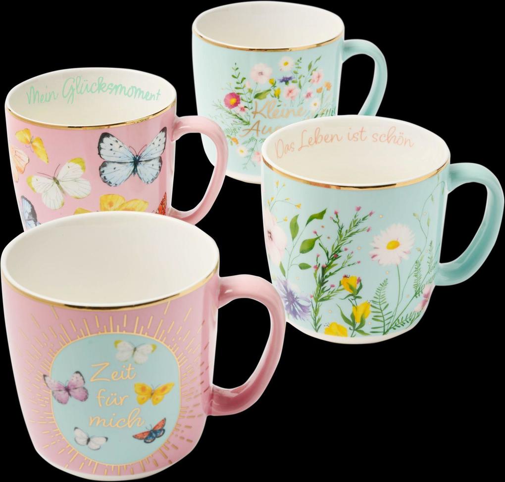 Weitere Ansicht: Blütenträume Kaffeebecher "Das Leben ist schön", 350 ml