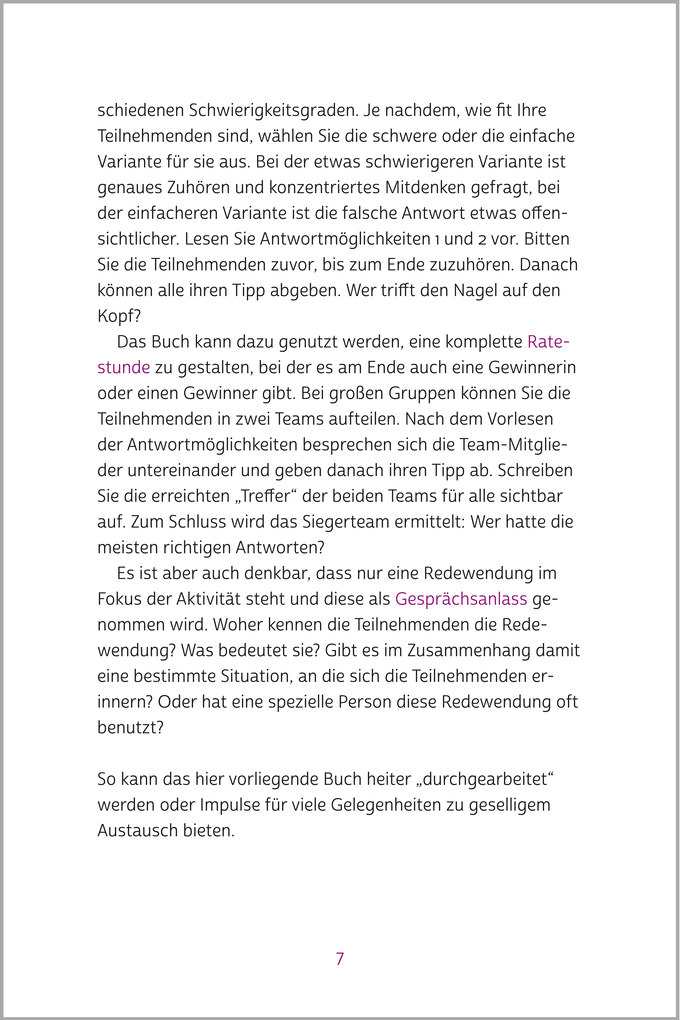 Weitere Ansicht: Rätselbuch der Redewendungen | Silke Hubrig