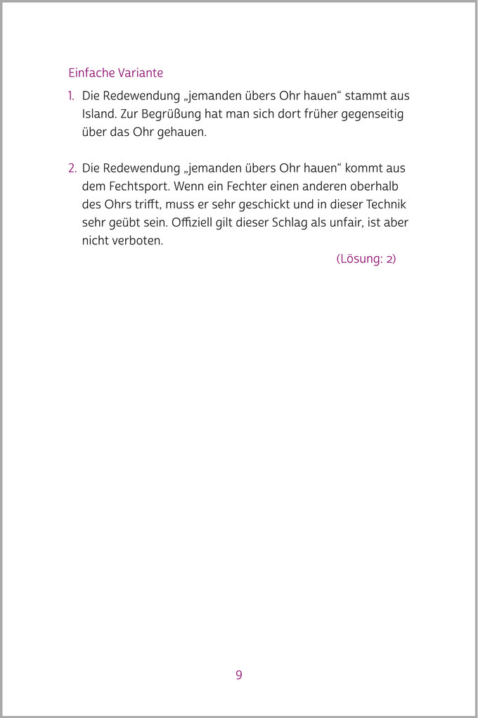 Weitere Ansicht: Rätselbuch der Redewendungen | Silke Hubrig