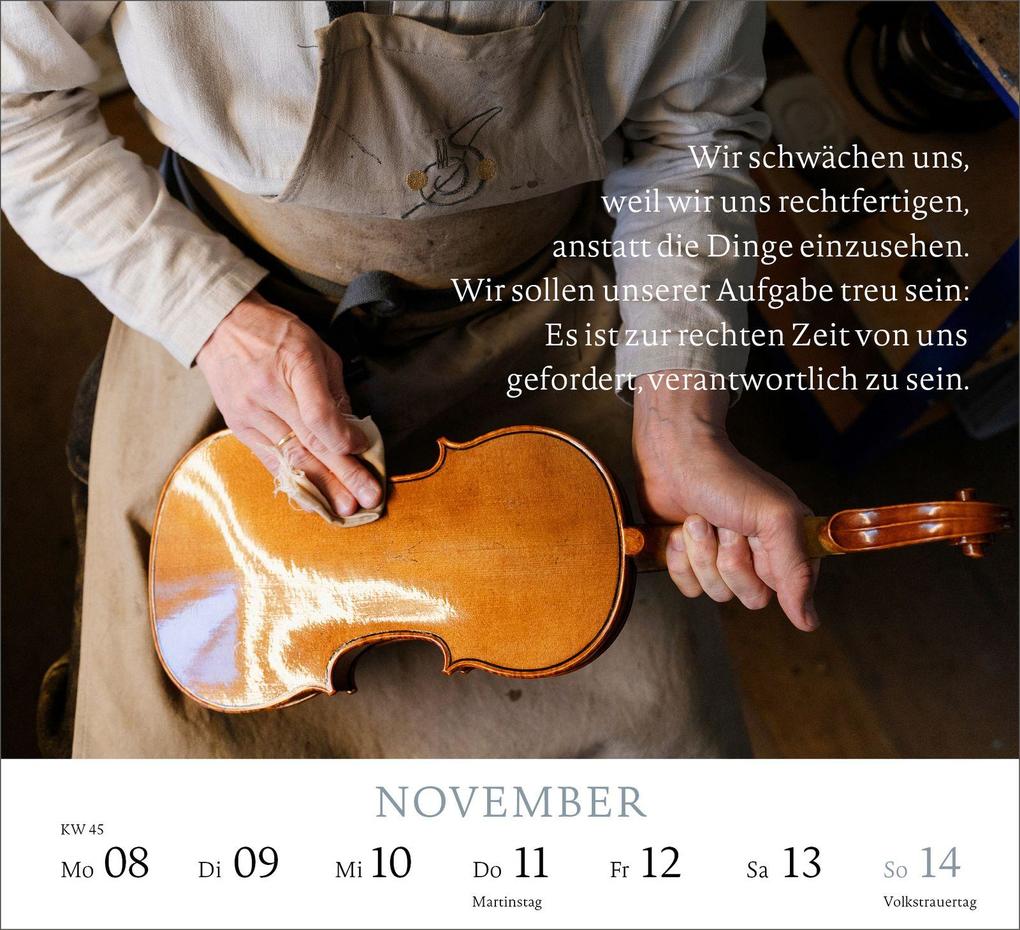 Weitere Ansicht: Wochenkalender 2027: In Resonanz | Martin Schleske