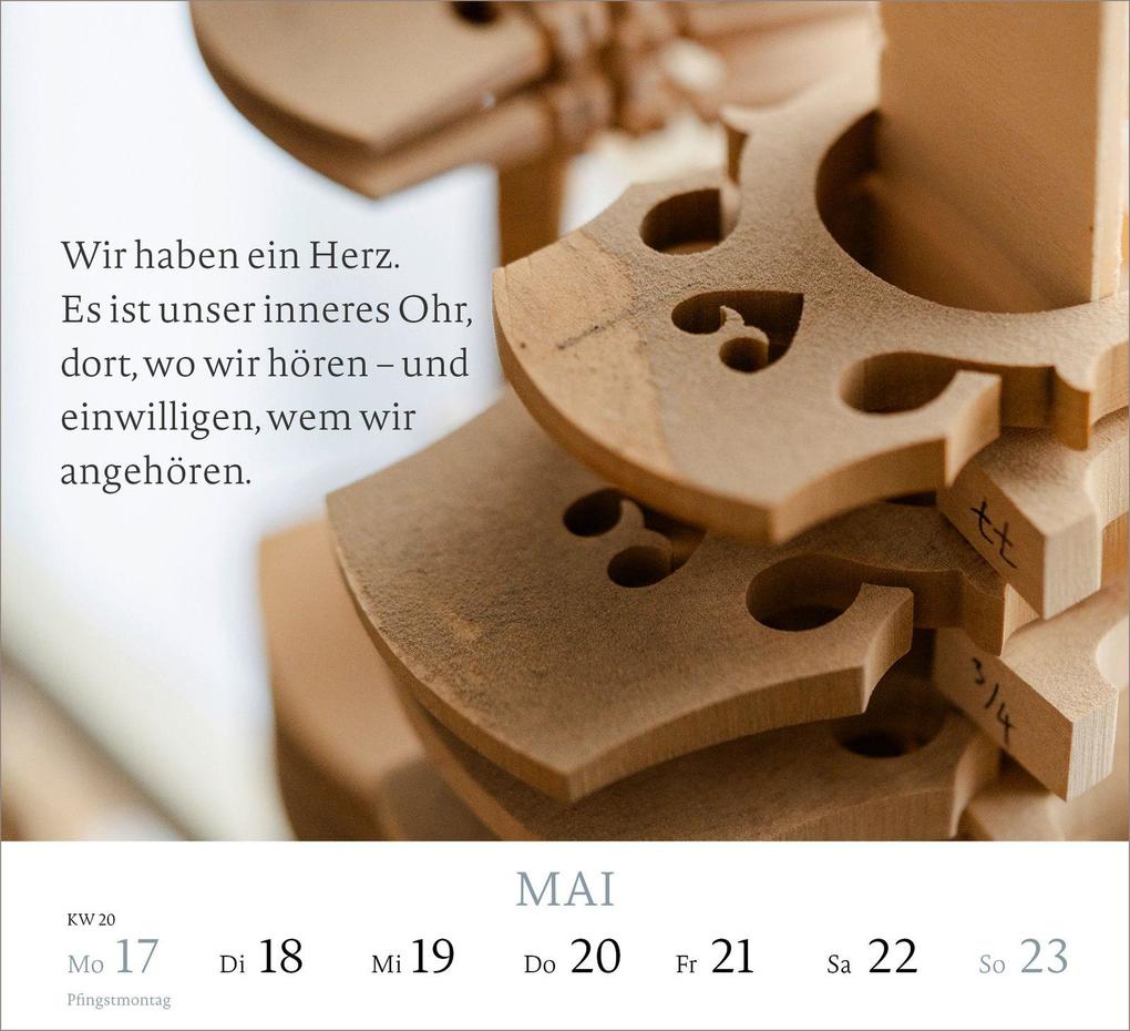 Weitere Ansicht: Wochenkalender 2027: In Resonanz | Martin Schleske