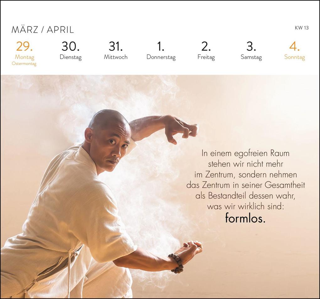 Weitere Ansicht: Postkartenkalender 2027: Shaolin Spirit | Shi Heng Yi