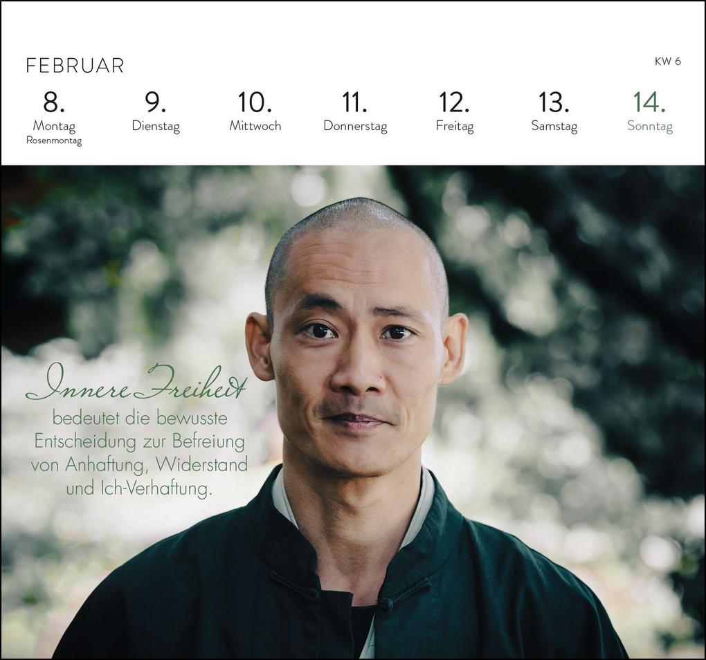 Weitere Ansicht: Postkartenkalender 2027: Shaolin Spirit | Shi Heng Yi