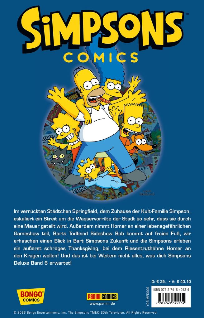 Weitere Ansicht: Die Simpsons Comics Deluxe | Matt Groening