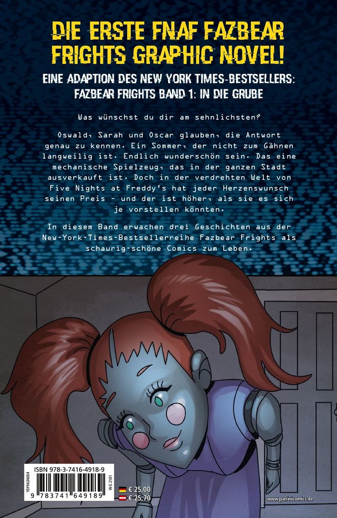 Weitere Ansicht: Five Nights at Freddy's: Fazbear Frights - Graphic Novel Kollektion | Scott Cawthon, Christopher Hastings, Elley Cooper, Carly Anne Wst, Didi Esmeralda