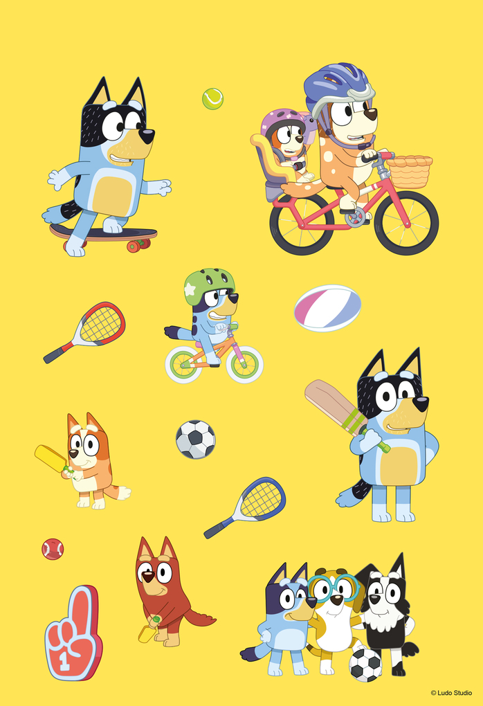 Weitere Ansicht: Bluey: Mein lustiger Kindergartenblock | Panini