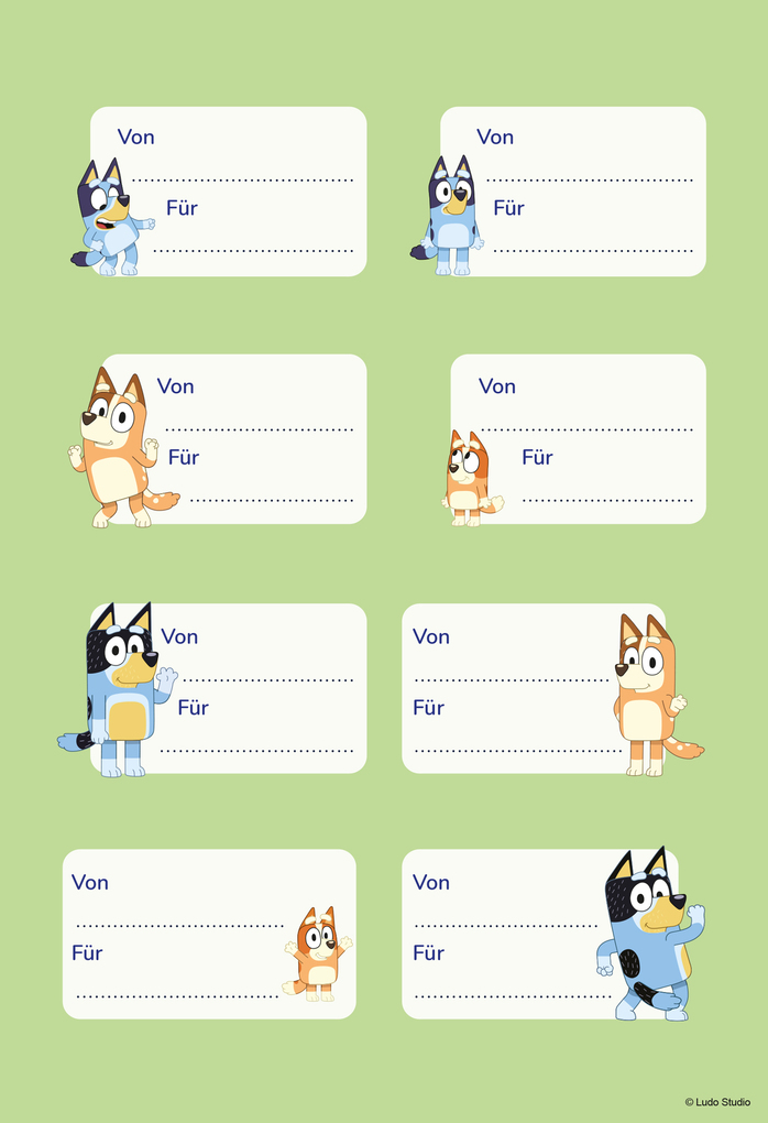 Weitere Ansicht: Bluey: Mein lustiger Kindergartenblock | Panini