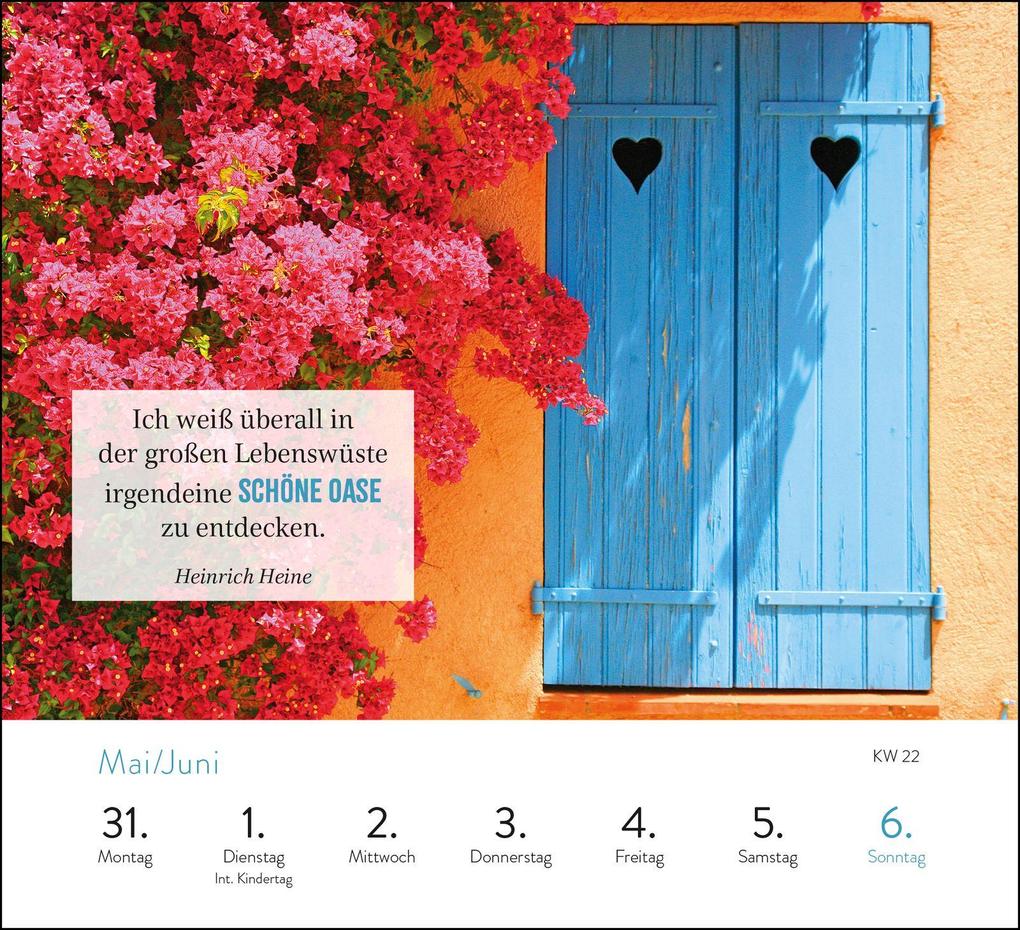 Weitere Ansicht: Wochenkalender 2027: Glücksmomente für jeden Tag