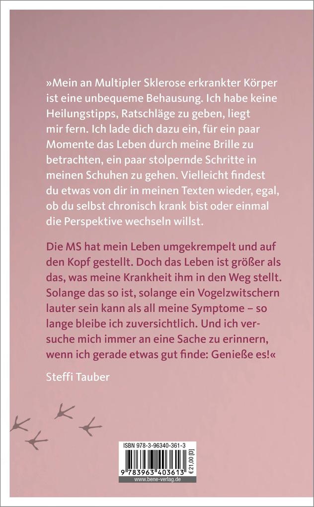 Weitere Ansicht: Fliegen wäre eine Option | Steffi Tauber