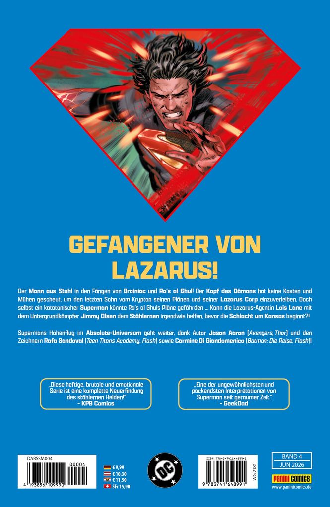 Weitere Ansicht: Absolute Superman | Jason Aaron, Carmine Di Giandomenico