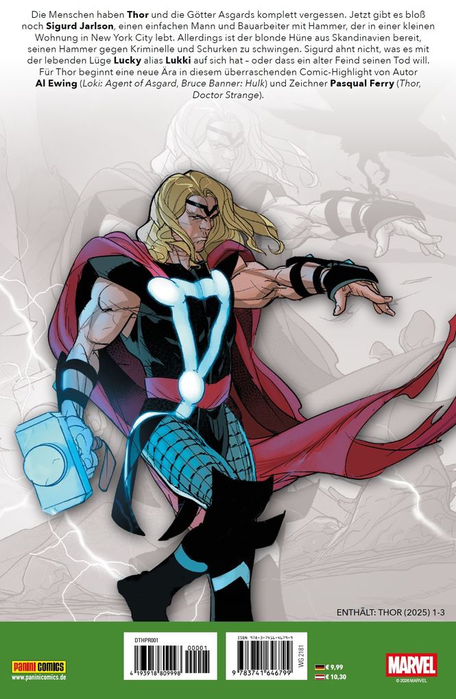 Weitere Ansicht: Der sterbliche Thor | Al Ewing, Pasqual Ferry