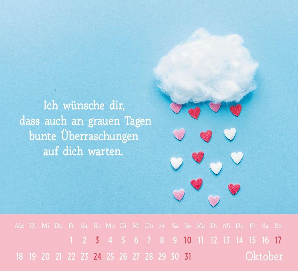 Weitere Ansicht: Mini-Kalender 2027: Der kleine Herzenswunschkalender