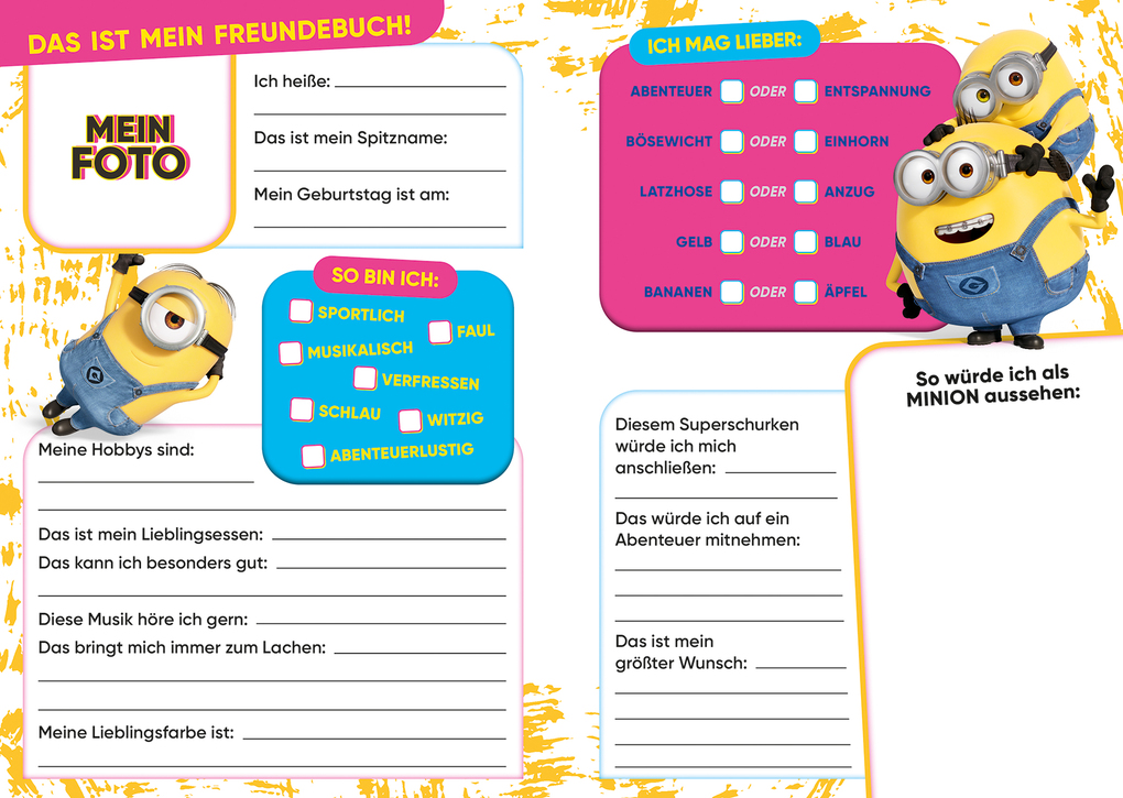Weitere Ansicht: Minions: Meine Freunde | Panini