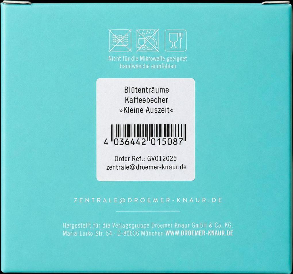 Weitere Ansicht: Blütenträume Kaffeebecher "Kleine Auszeit", 350 ml