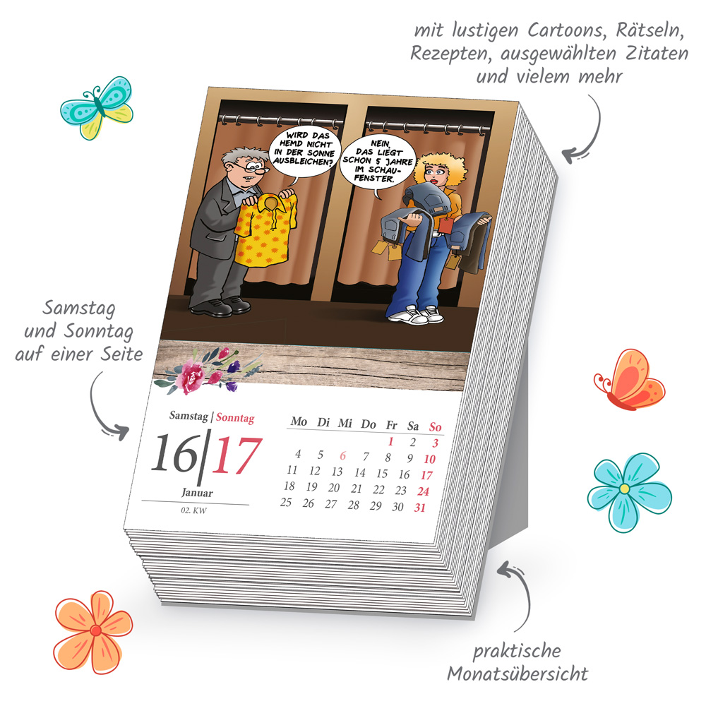 Weitere Ansicht: TRÖTSCH - Abreißkalender Rentner 2027