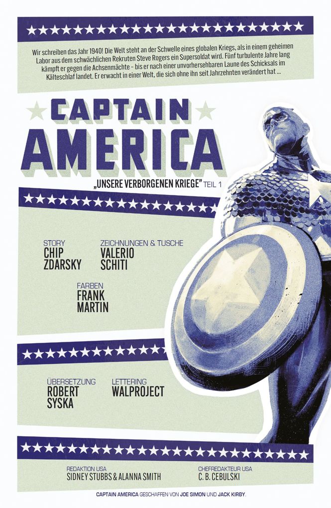 Weitere Ansicht: Captain America (2. Serie) | Chip Zdarsky, Valerio Schiti