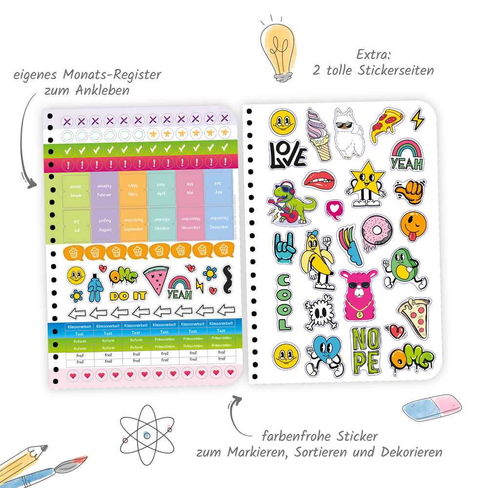 Weitere Ansicht: TRÖTSCH - Schulplaner WOW Waves 26/27