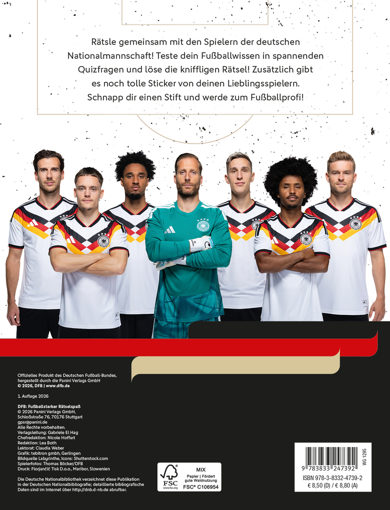 Weitere Ansicht: DFB: Fußballstarker Rätselspaß | DFB, Panini