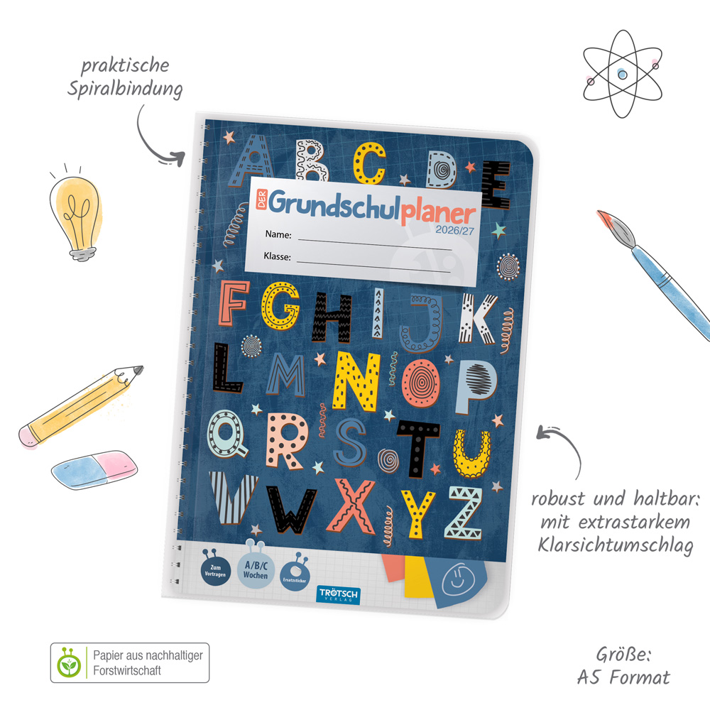 Weitere Ansicht: TRÖTSCH - Grundschulplaner Buchstaben 26/27