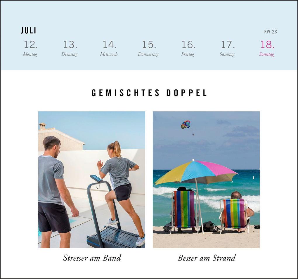 Weitere Ansicht: Postkartenkalender 2027: Gemischtes Doppel | Süddeutsche Zeitung