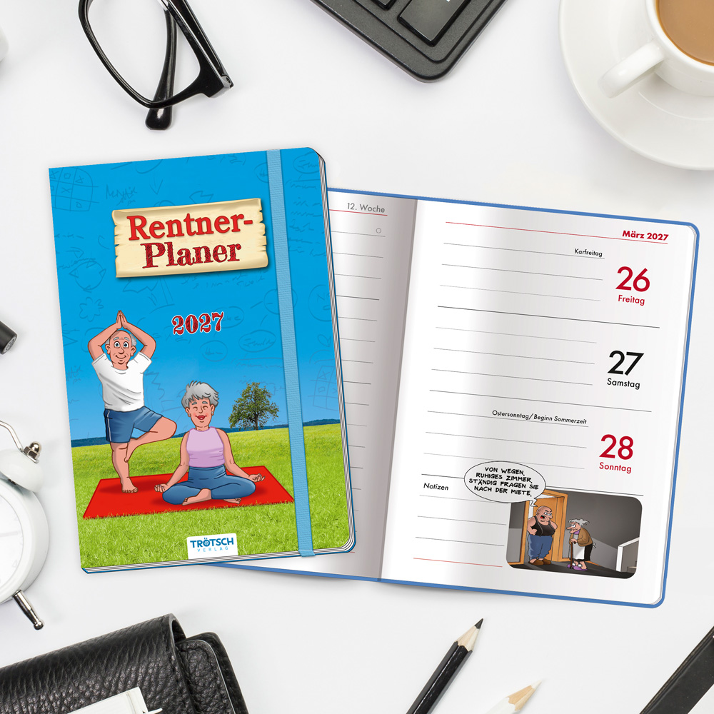 Weitere Ansicht: TRÖTSCH - Buchkalender Rentnerplaner 2027