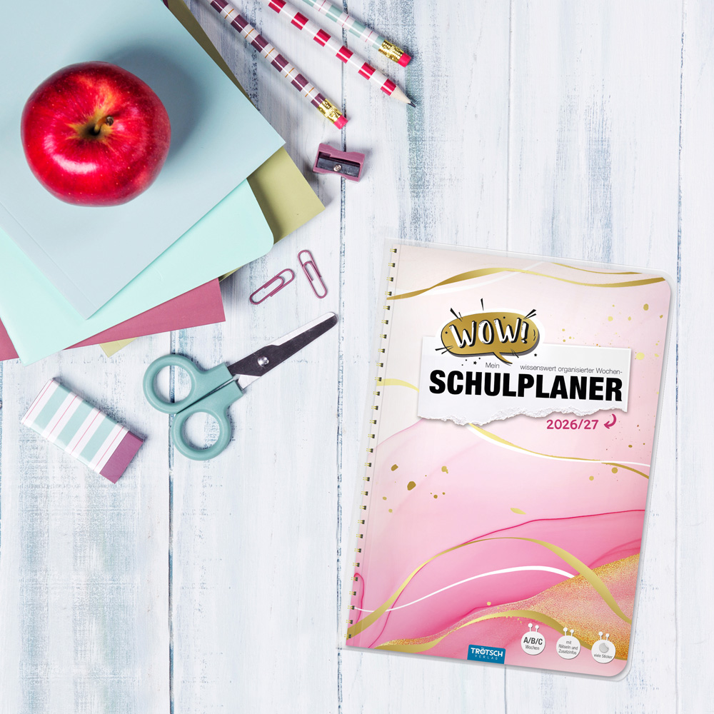 Weitere Ansicht: TRÖTSCH - Schulplaner WOW Marble 26/27
