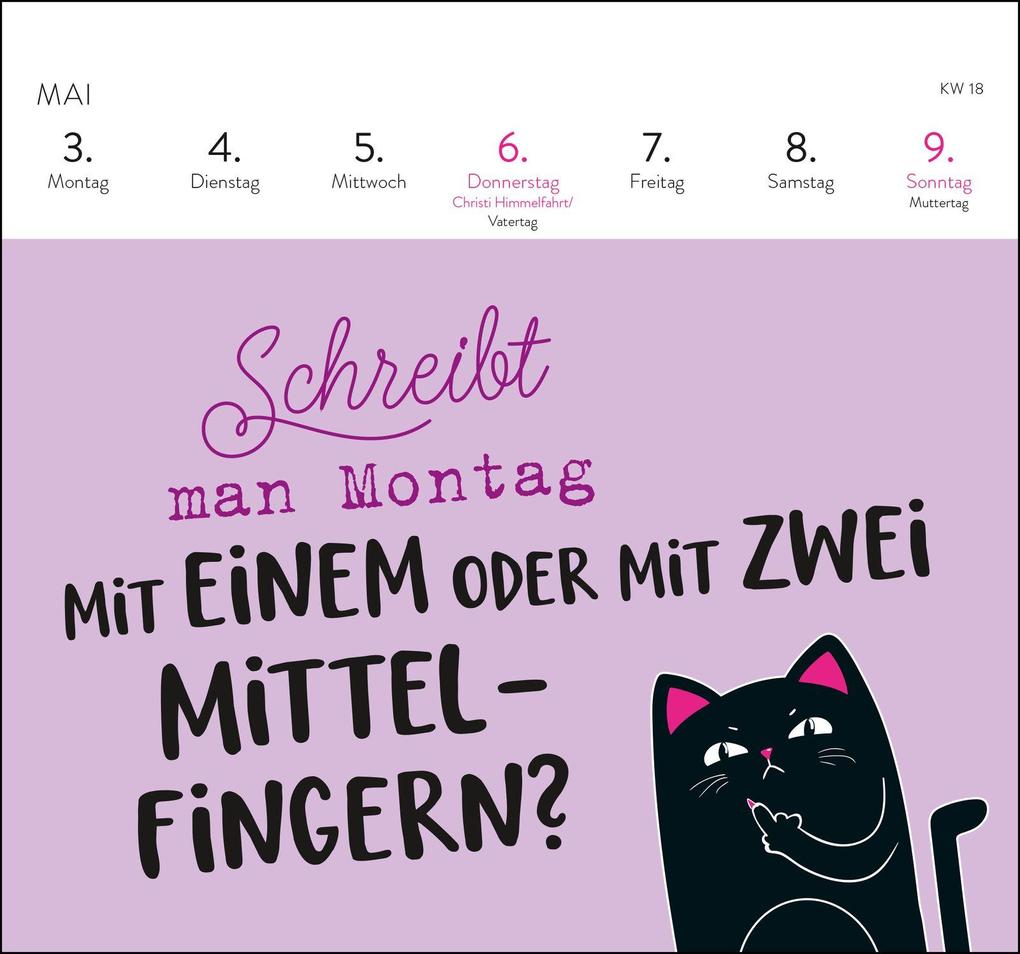 Weitere Ansicht: Postkartenkalender 2027: Falls mich jemand sucht: Ich bin im Eimer