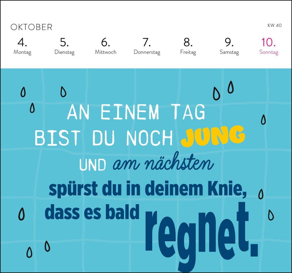 Weitere Ansicht: Postkartenkalender 2027: Falls mich jemand sucht: Ich bin im Eimer