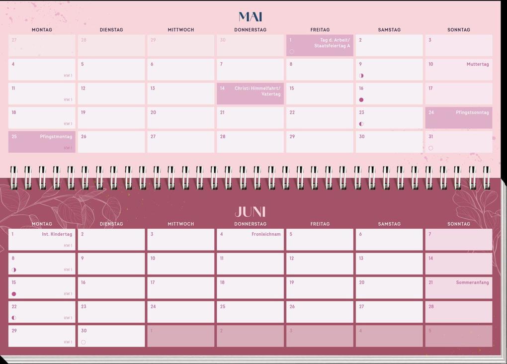 Weitere Ansicht: Tischkalender 2027 quer: I believe in Book Love