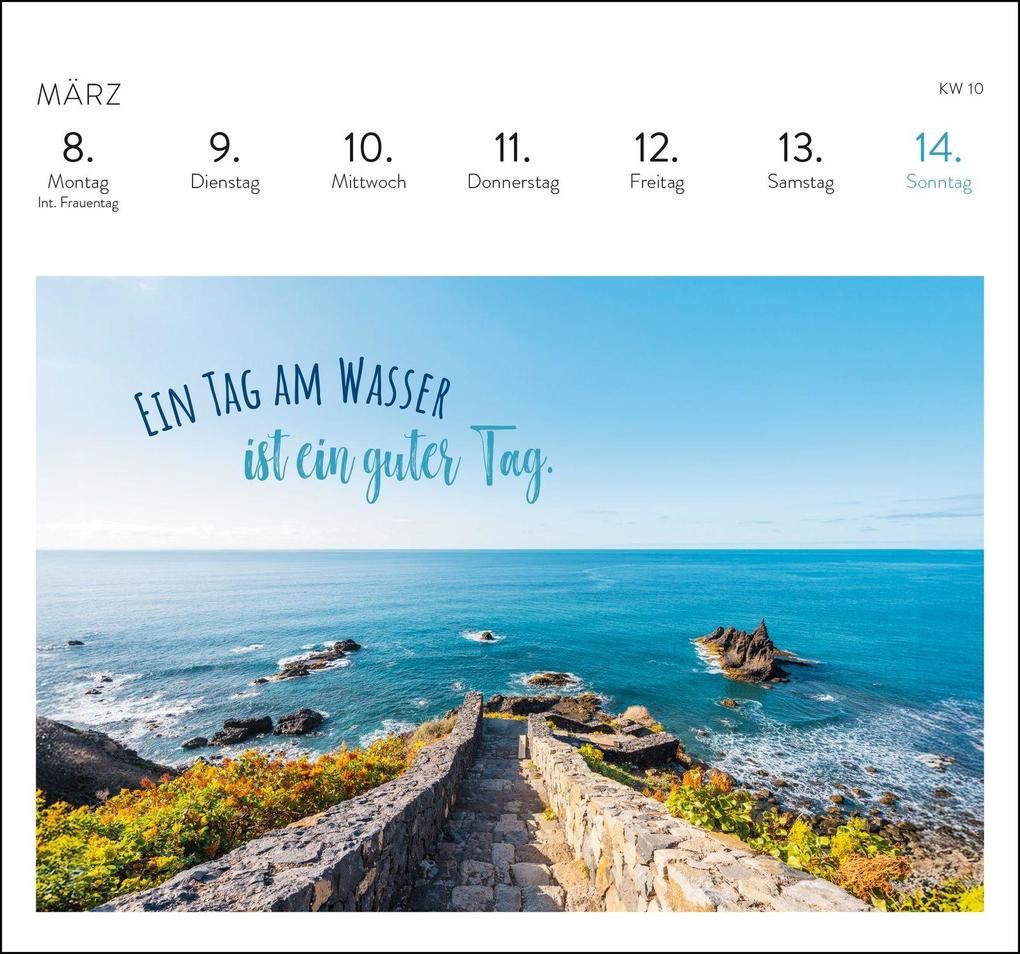 Weitere Ansicht: Postkartenkalender 2027: Träume vom Meer