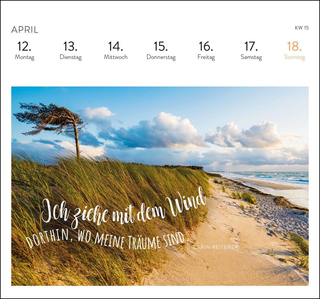 Weitere Ansicht: Postkartenkalender 2027: Träume vom Meer