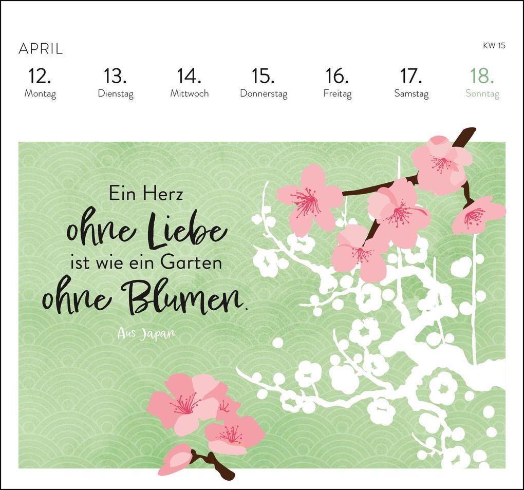 Weitere Ansicht: Postkartenkalender 2027: Harmonie und Lebensglück