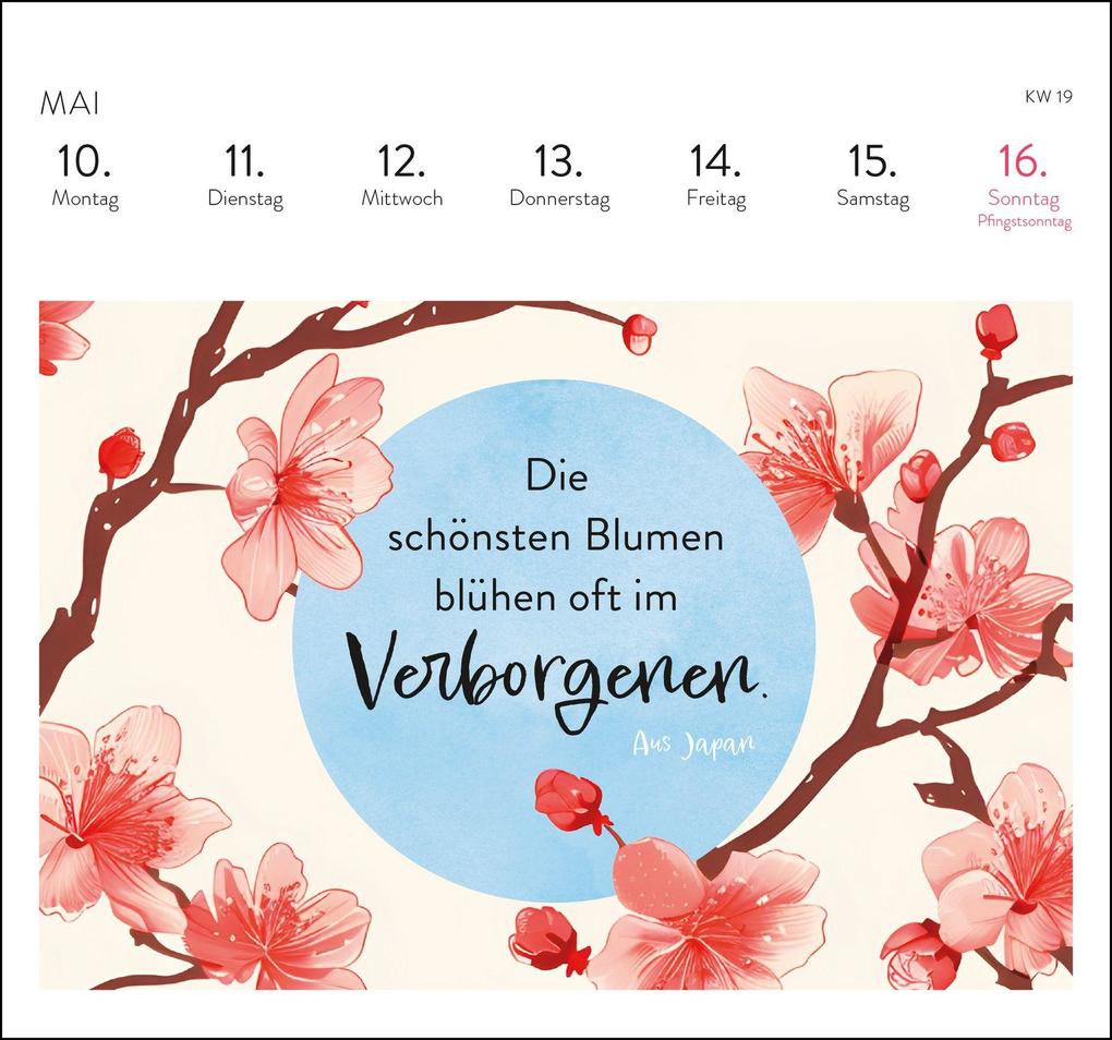 Weitere Ansicht: Postkartenkalender 2027: Harmonie und Lebensglück