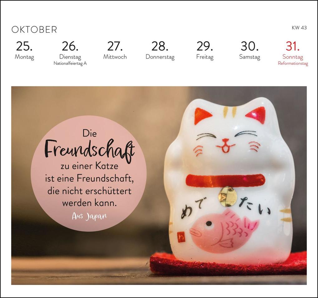 Weitere Ansicht: Postkartenkalender 2027: Harmonie und Lebensglück