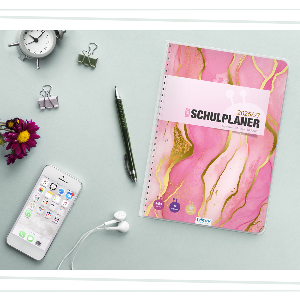 Weitere Ansicht: TRÖTSCH - Schulplaner Pink 26/27
