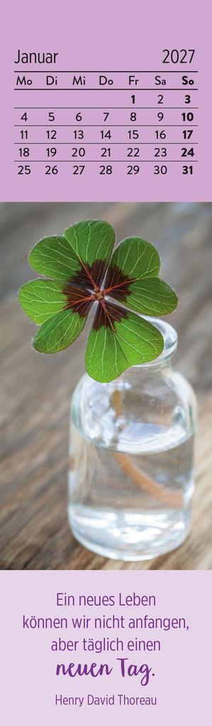 Weitere Ansicht: Lesezeichenkalender 2027: Gute Gedanken
