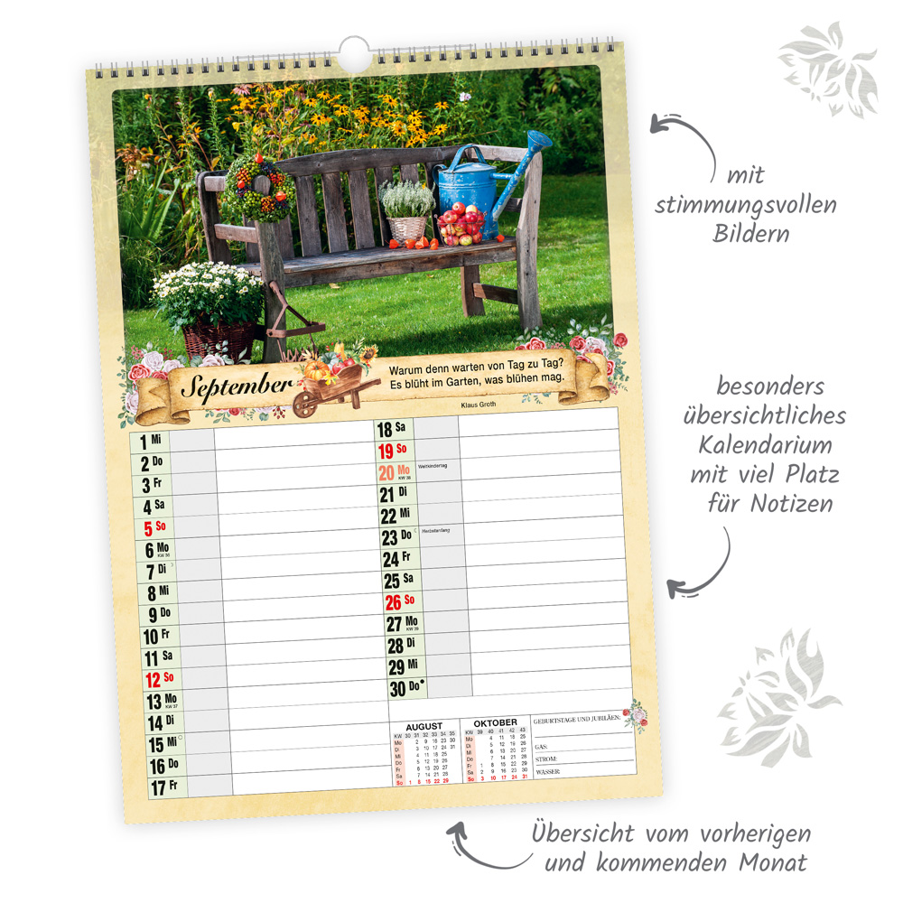 Weitere Ansicht: TRÖTSCH - Großbildkalender Der große Rentnerkalender 2027
