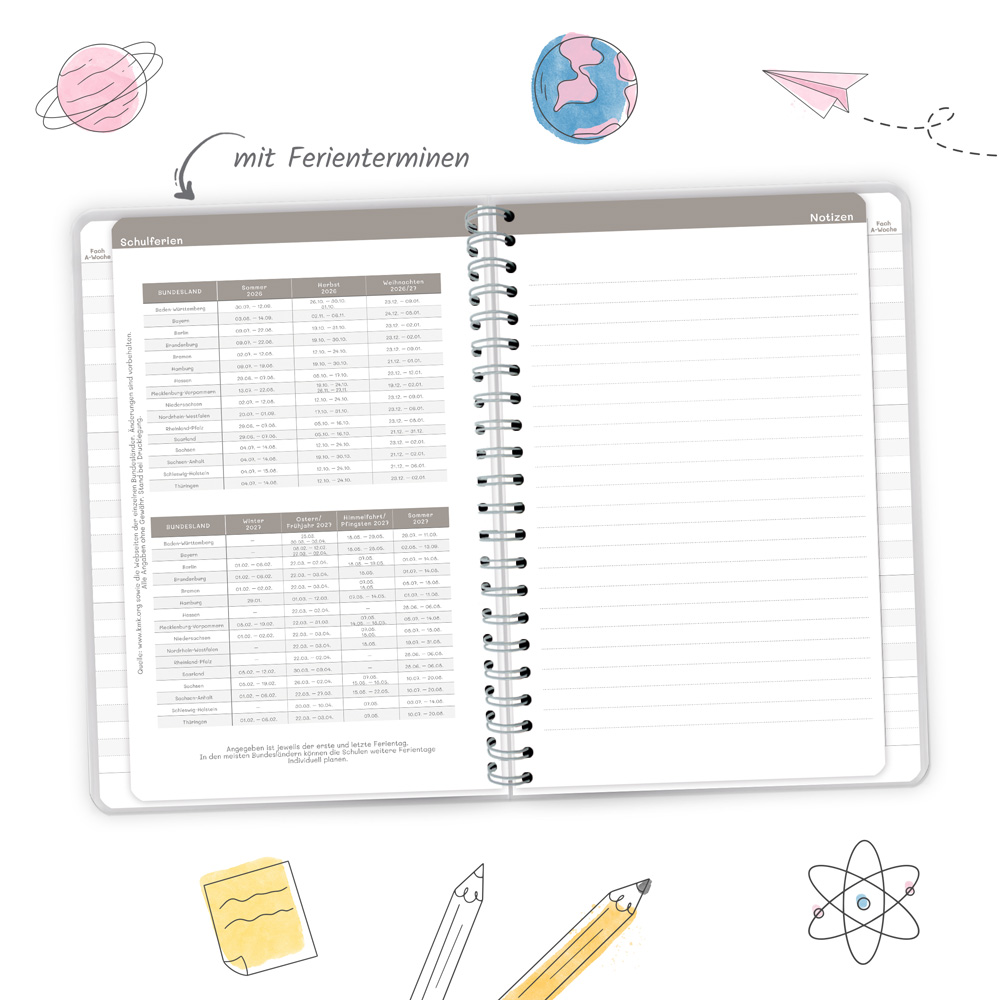 Weitere Ansicht: TRÖTSCH - Schulplaner Blau 26/27