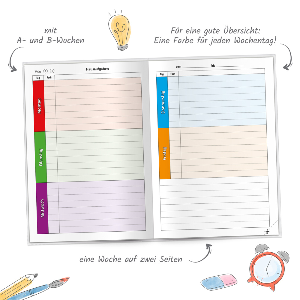 Weitere Ansicht: TRÖTSCH - Hausaufgabenheft Grundschule Igel