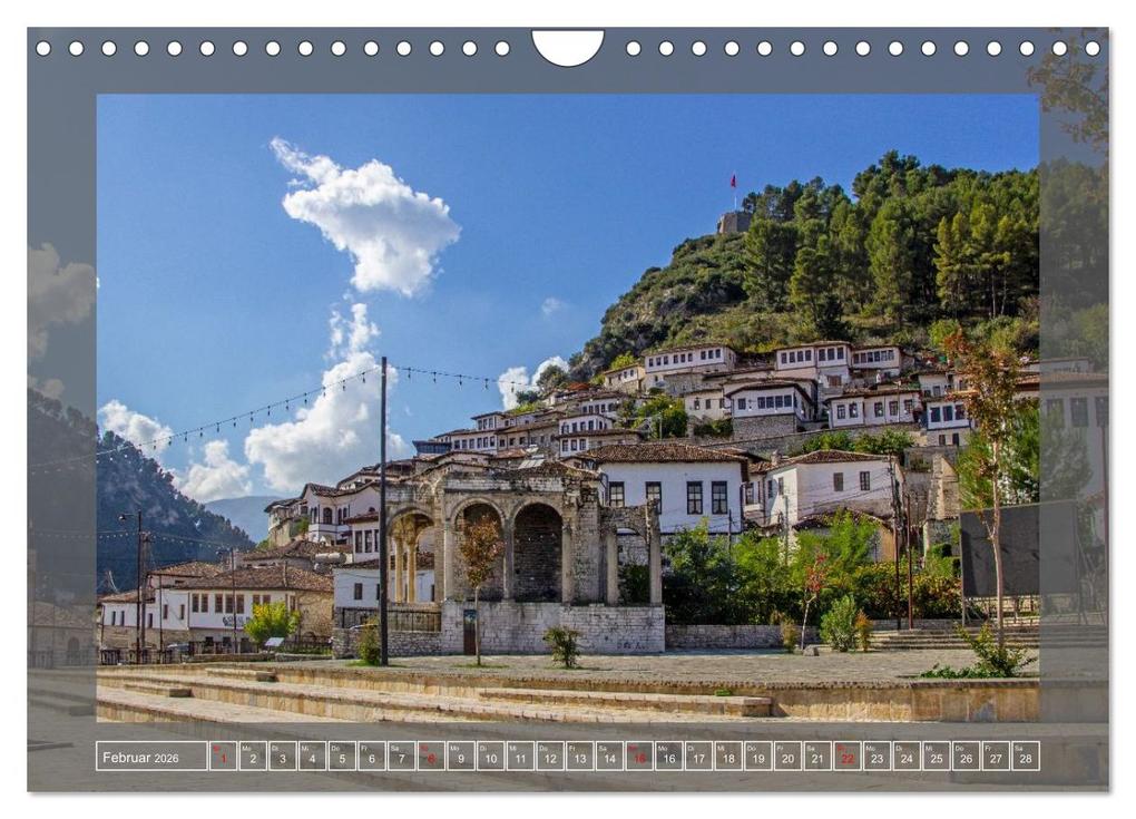 Weitere Ansicht: Berat - Die Stadt der tausend Fenster (Wandkalender 2026 DIN A4 quer), CALVENDO Monatskalender | Christa Kramer, Calvendo