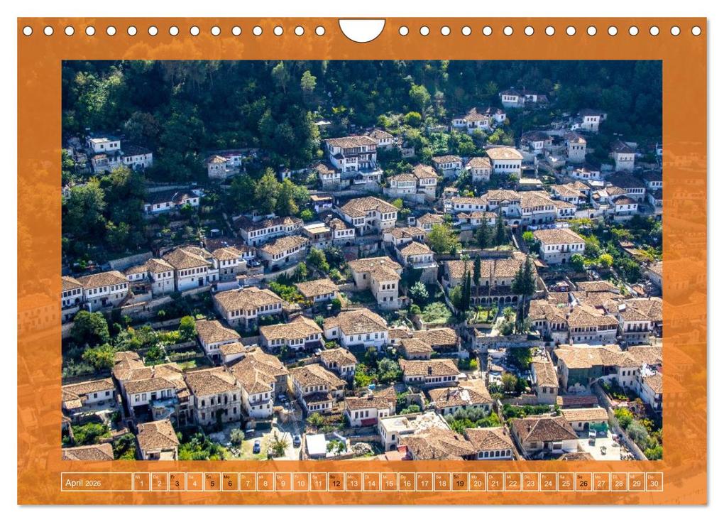Weitere Ansicht: Berat - Die Stadt der tausend Fenster (Wandkalender 2026 DIN A4 quer), CALVENDO Monatskalender | Christa Kramer, Calvendo