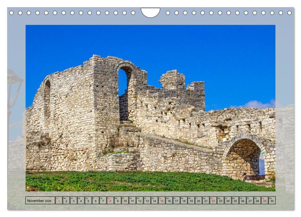 Weitere Ansicht: Berat - Die Stadt der tausend Fenster (Wandkalender 2026 DIN A4 quer), CALVENDO Monatskalender | Christa Kramer, Calvendo